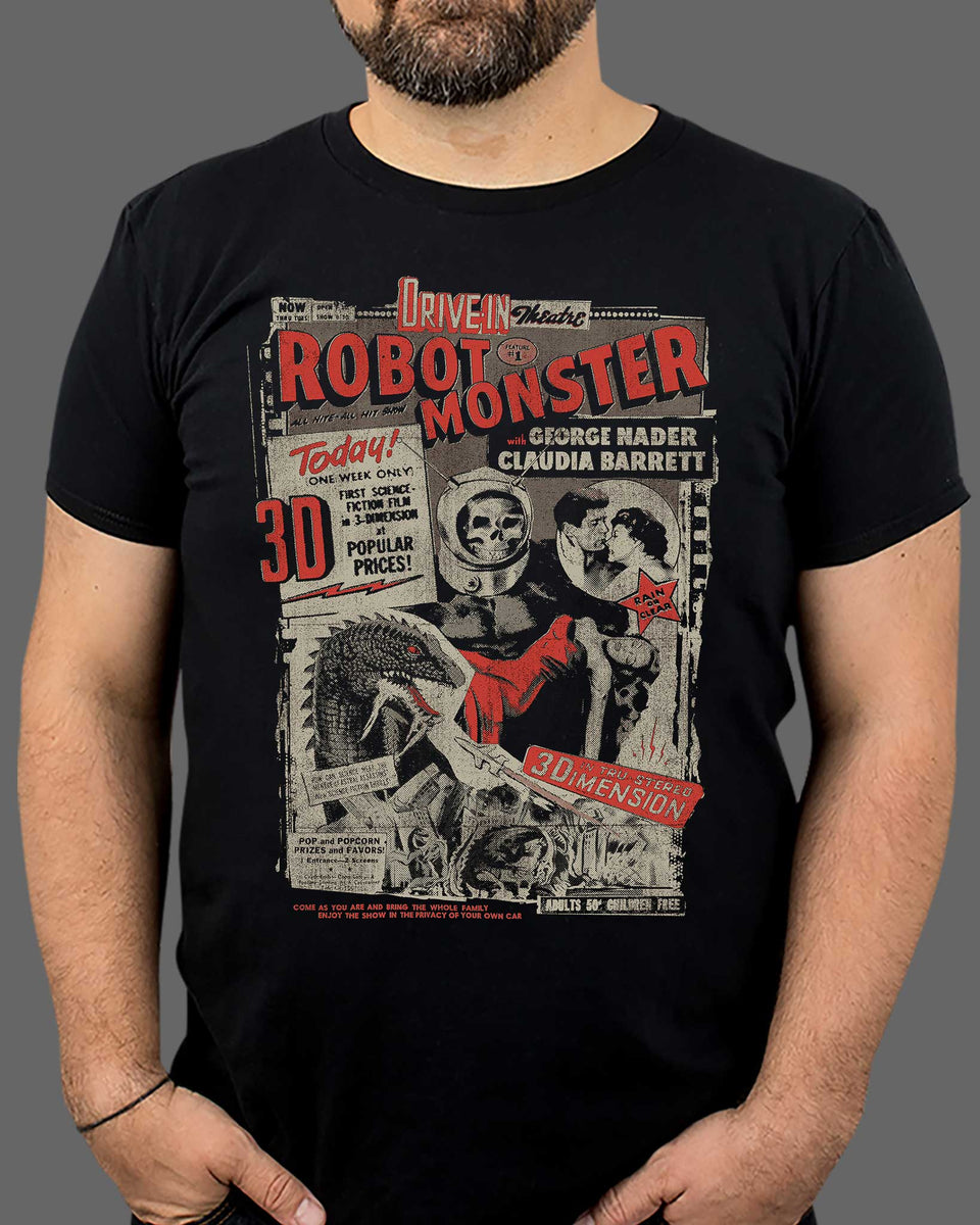 ROBOT MONSTER - Officially Licensed Sci-Fi T-Shirts – Fright-Rags