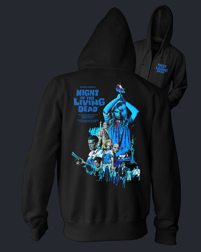 Night of the Living Dead - 55th Anniversary - Zippered Hoodie Hoodie Fright-Rags