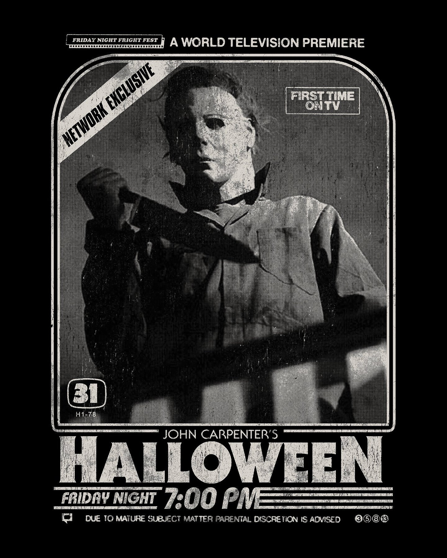 Sold at Auction: John Myers, John Carpenter's Halloween MICHAEL MYERS Movie  Poster